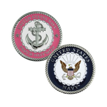 Challenge Coin Proud Navy Mom Coin