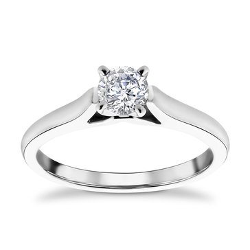 14K White Gold 1/2 ct Diamond Solitaire Engagement Ring_09.25 graveyard_no inventory