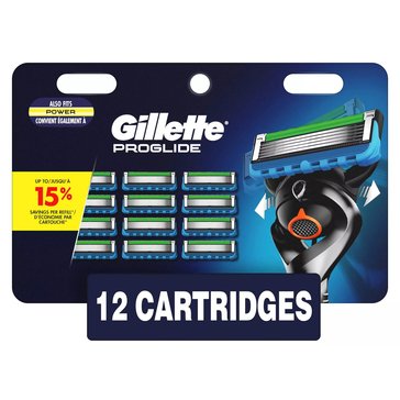 Gillette Fusion 5 Proglide Billboard Pack, 12 count