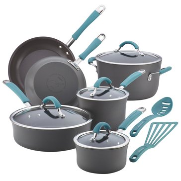 Rachael Ray Cucina 12-Piece Hard Anodized Cookware Set