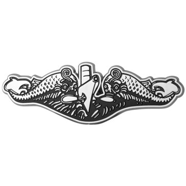 Mitchell Proffitt USN Submarine Dolphin Reflective Dome Decal