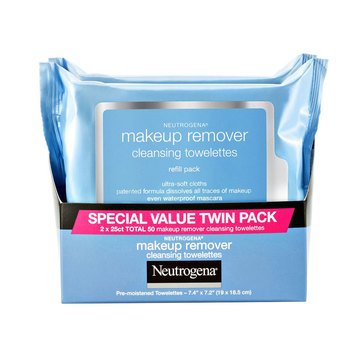 Neutrogena Makeup Remover Cleansing Wipes 50-Count
